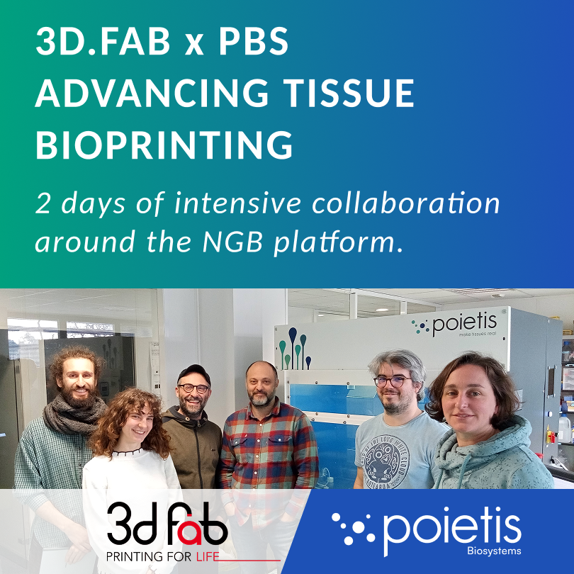Fruitful visit from the 3d.FAB team - major advancements in tissue bioprinting